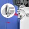 Universal Sewing Rolled Hemmer Foot 4PCS Rolled Hem Presser Foot 7/8/9/10mm Wide Rolling Hem Foot Sewing Machine Presser Feet Hemmer Home Industrial Curved Scroll Hemming Feet